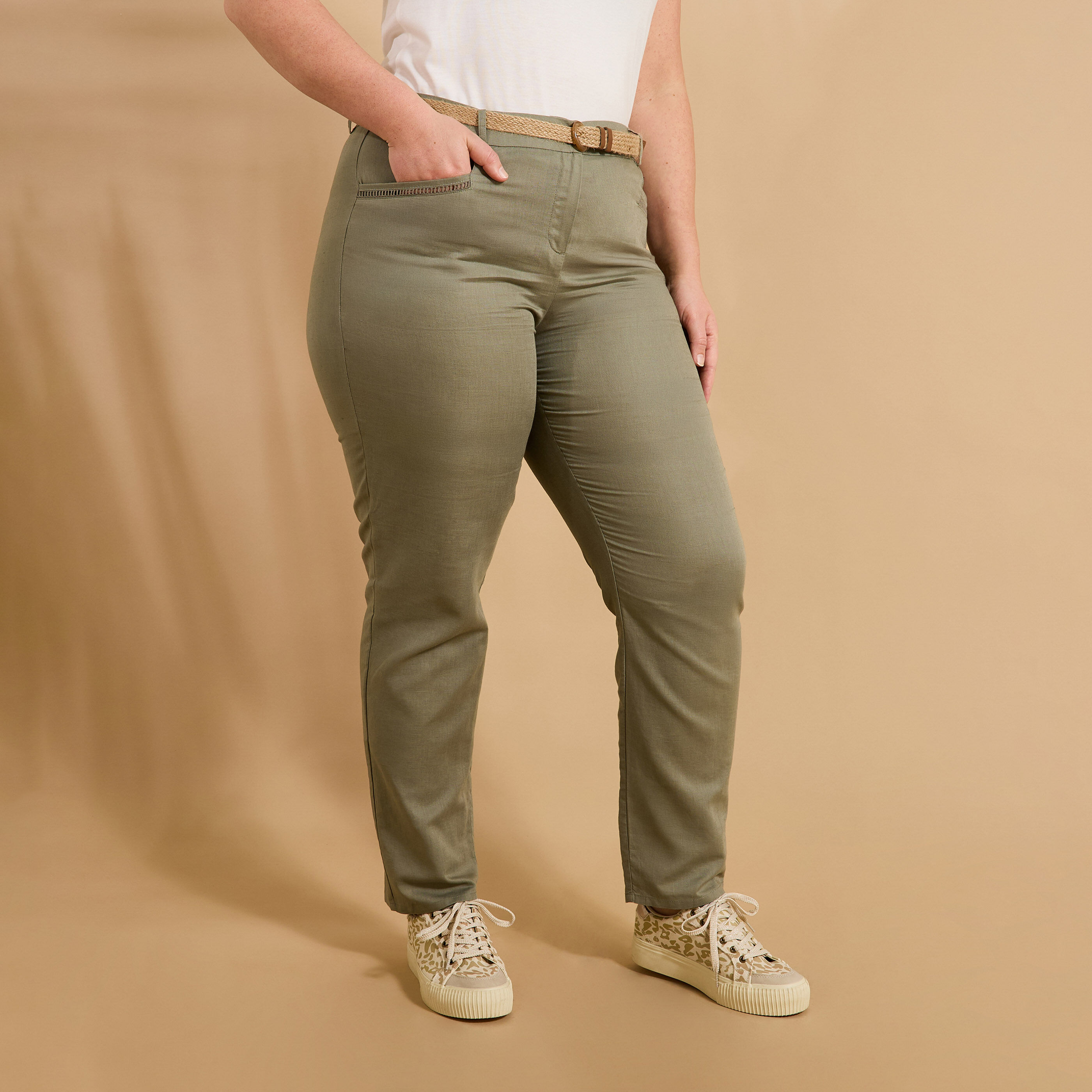 Pantalon chino femme