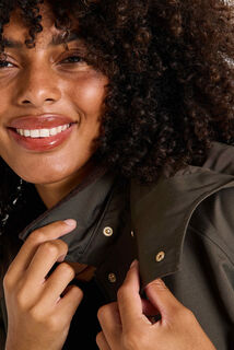Manteau déperlant capuche amovible femme