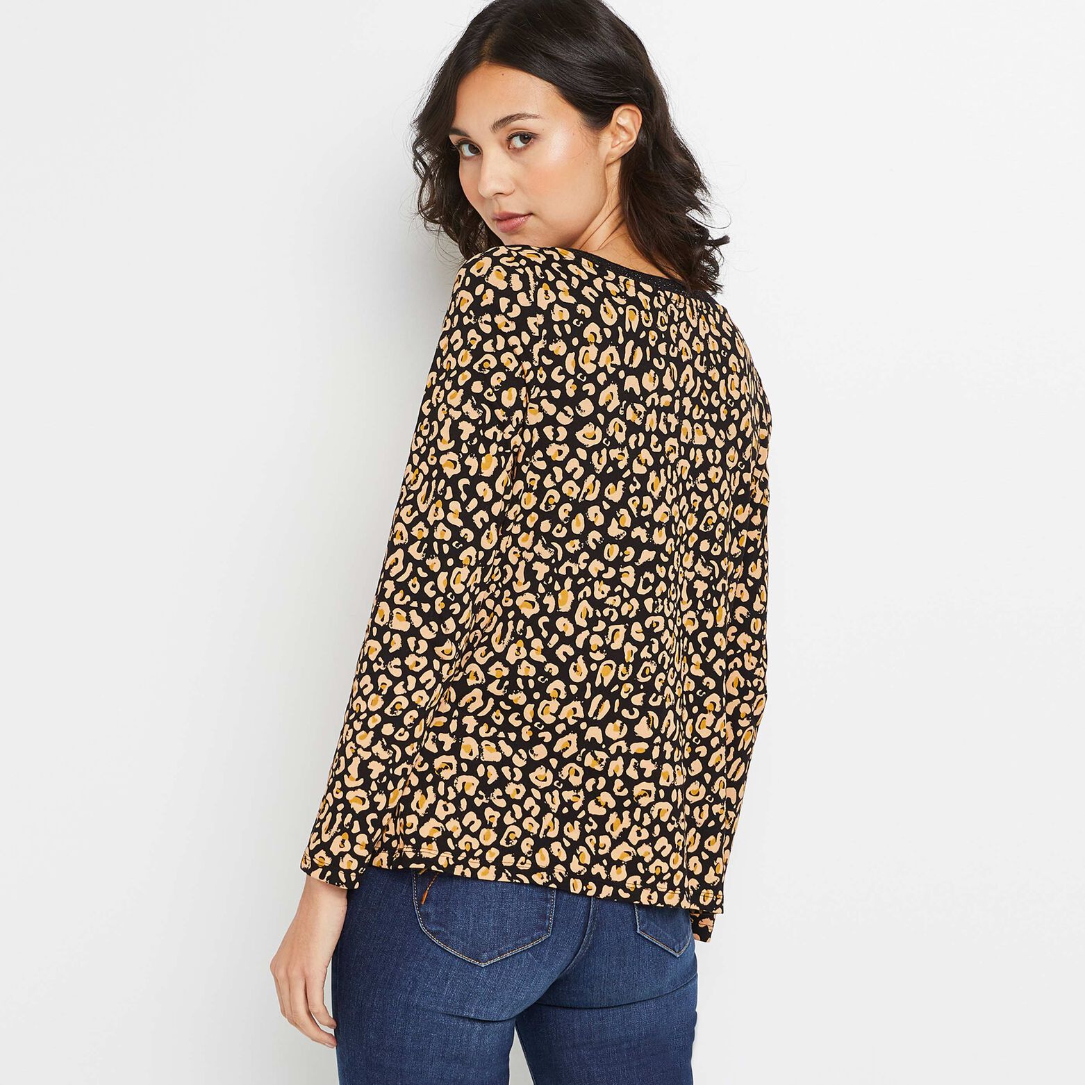 T-shirt col bateau femme