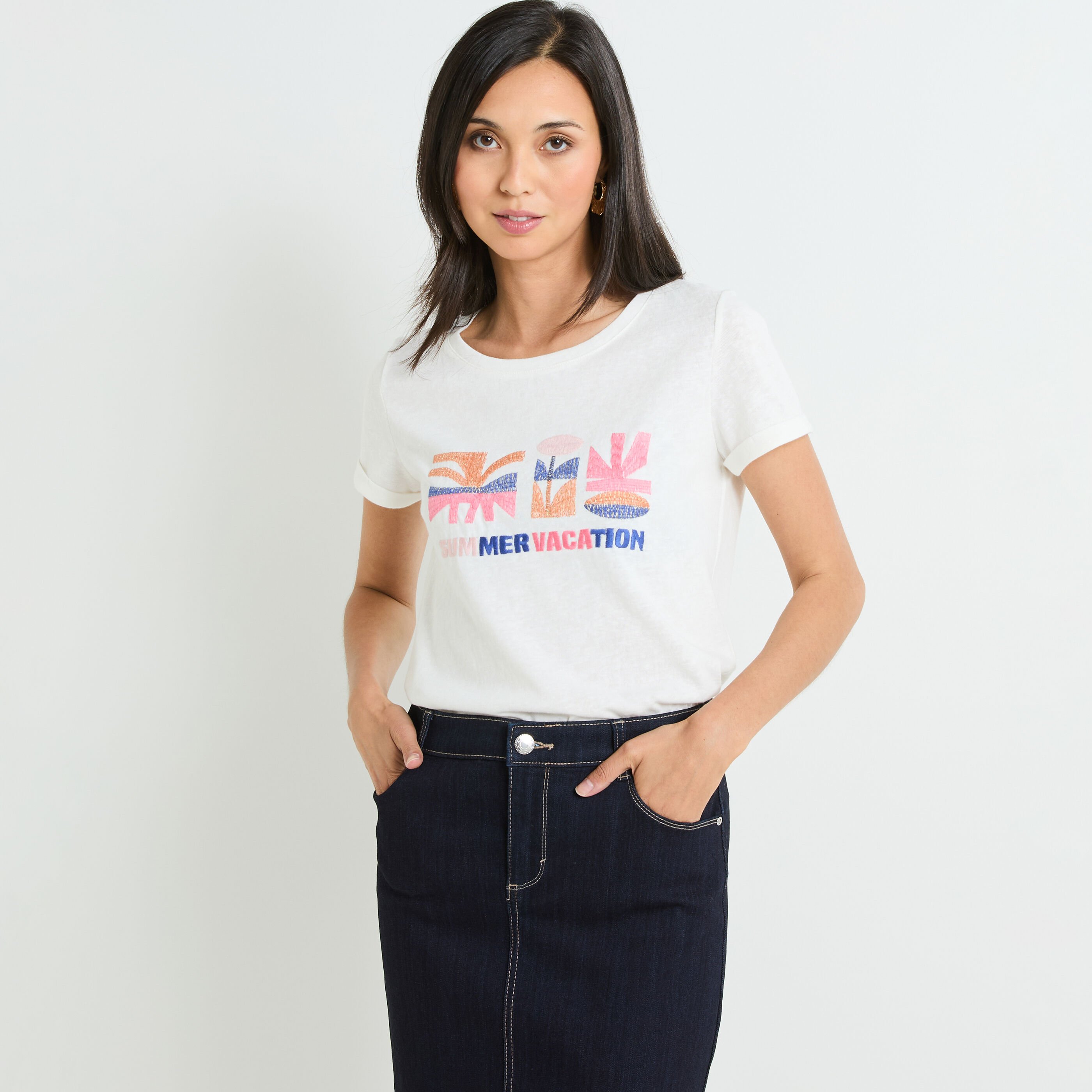 Tshirt manches courtes femme