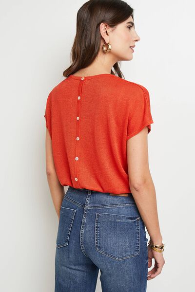 Pull lurex femme