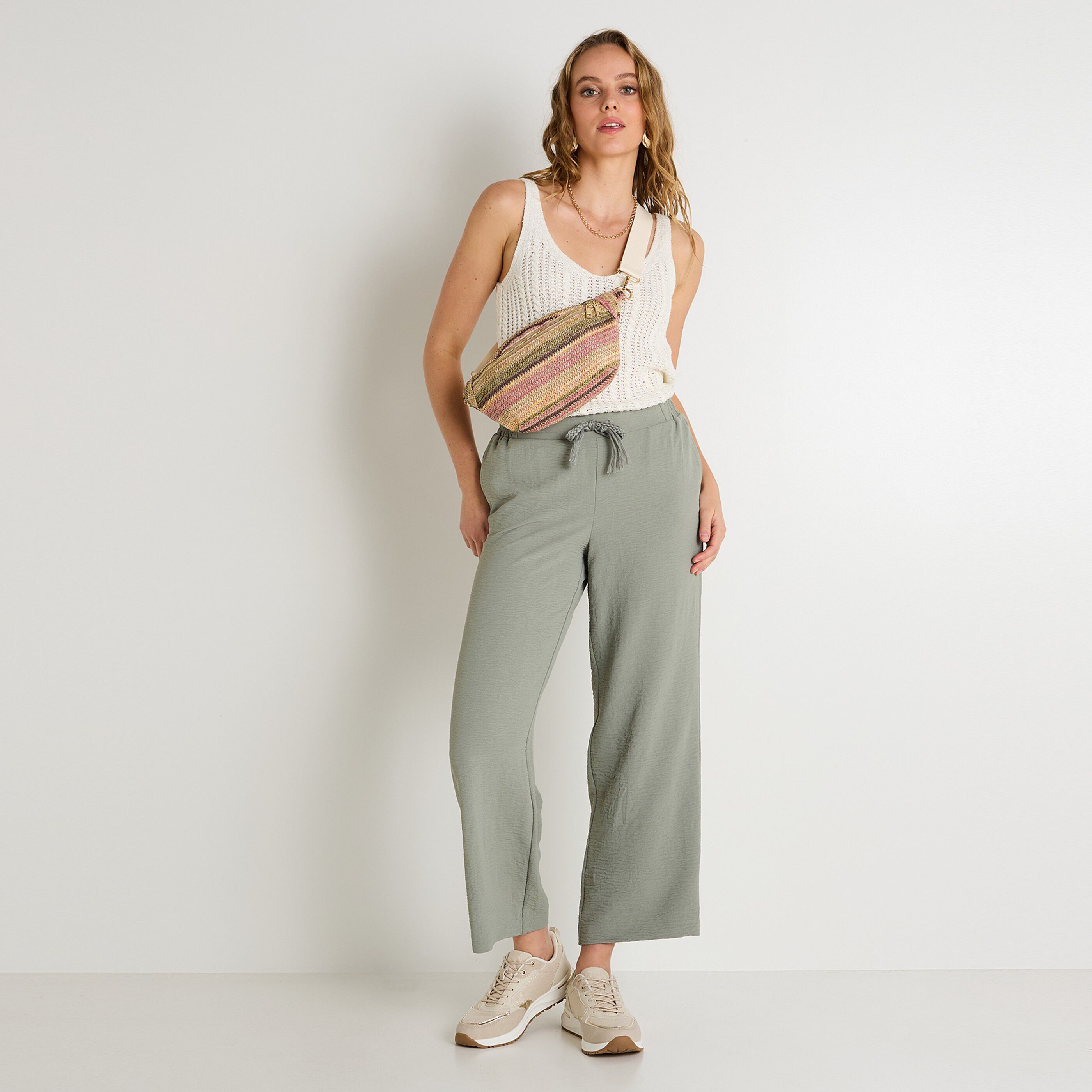 Pantalon fluide femme