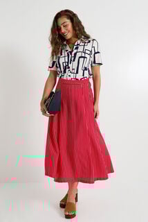Chemise fluide en maille femme