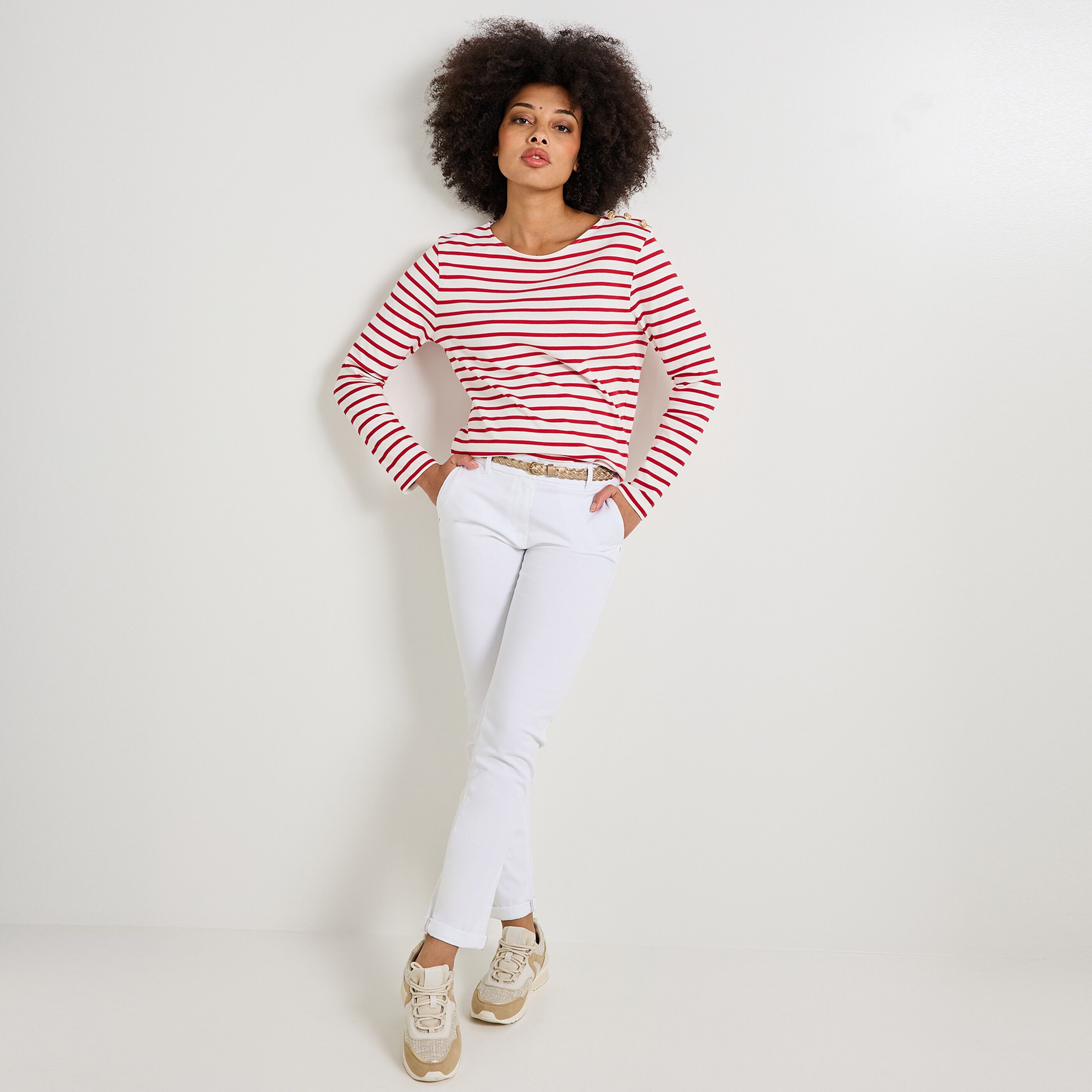 Pantalon chino femme