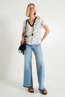Blouse imprimée femme