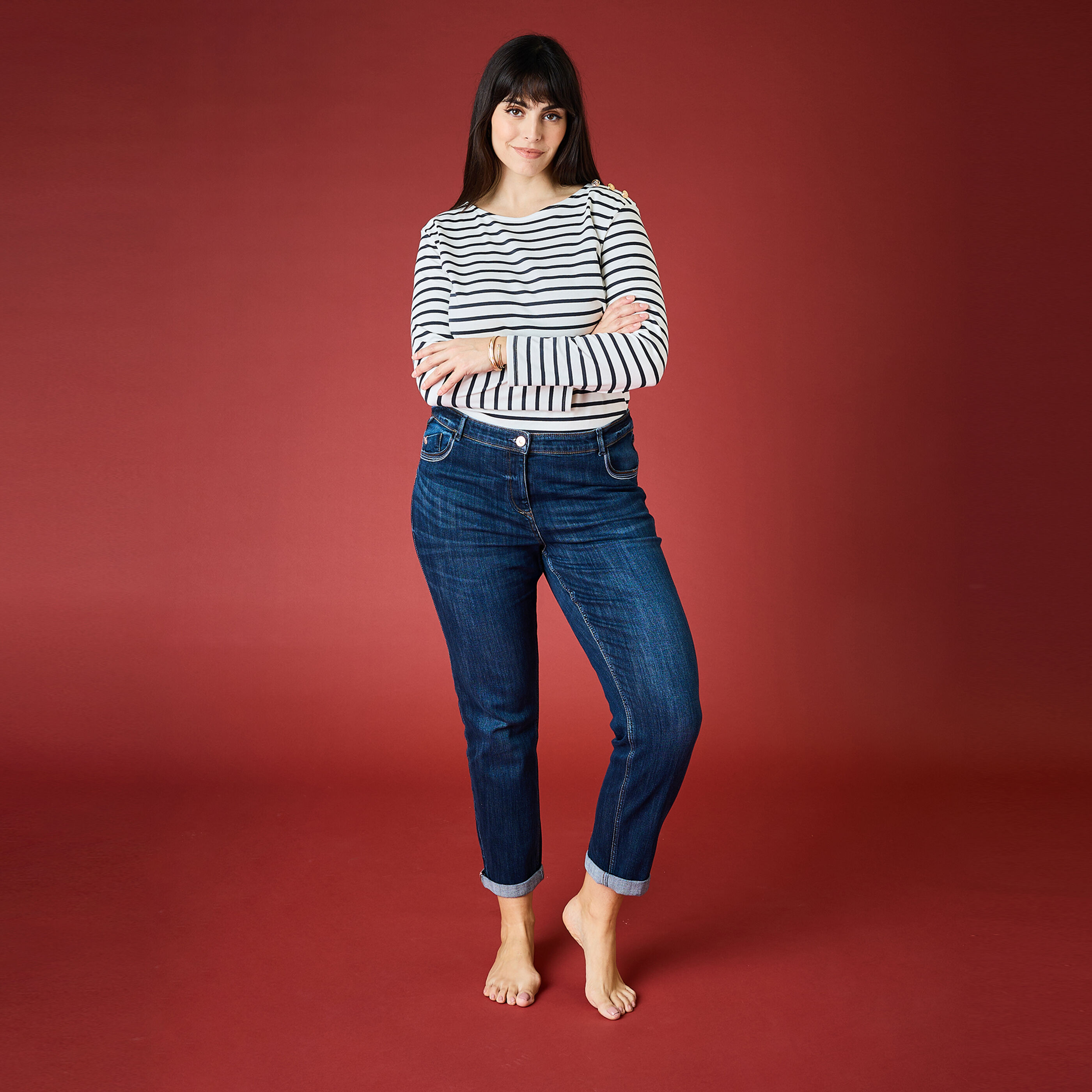 Jean raccourci TOKYO R01 femme