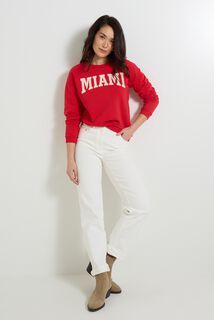 Sweat col rond femme