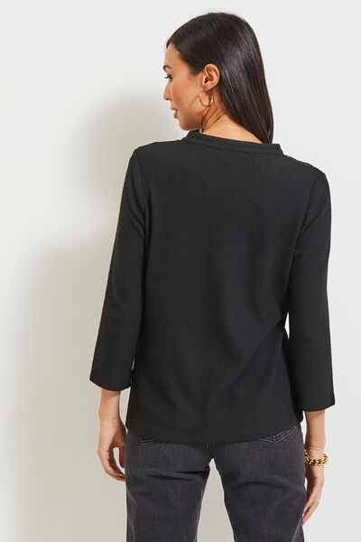 Tshirt col tunisien femme