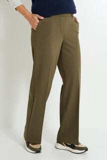 Pantalon large en maille femme