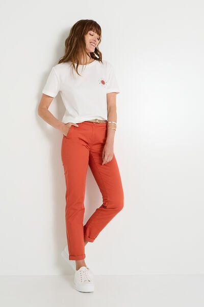 Pantalon chino femme