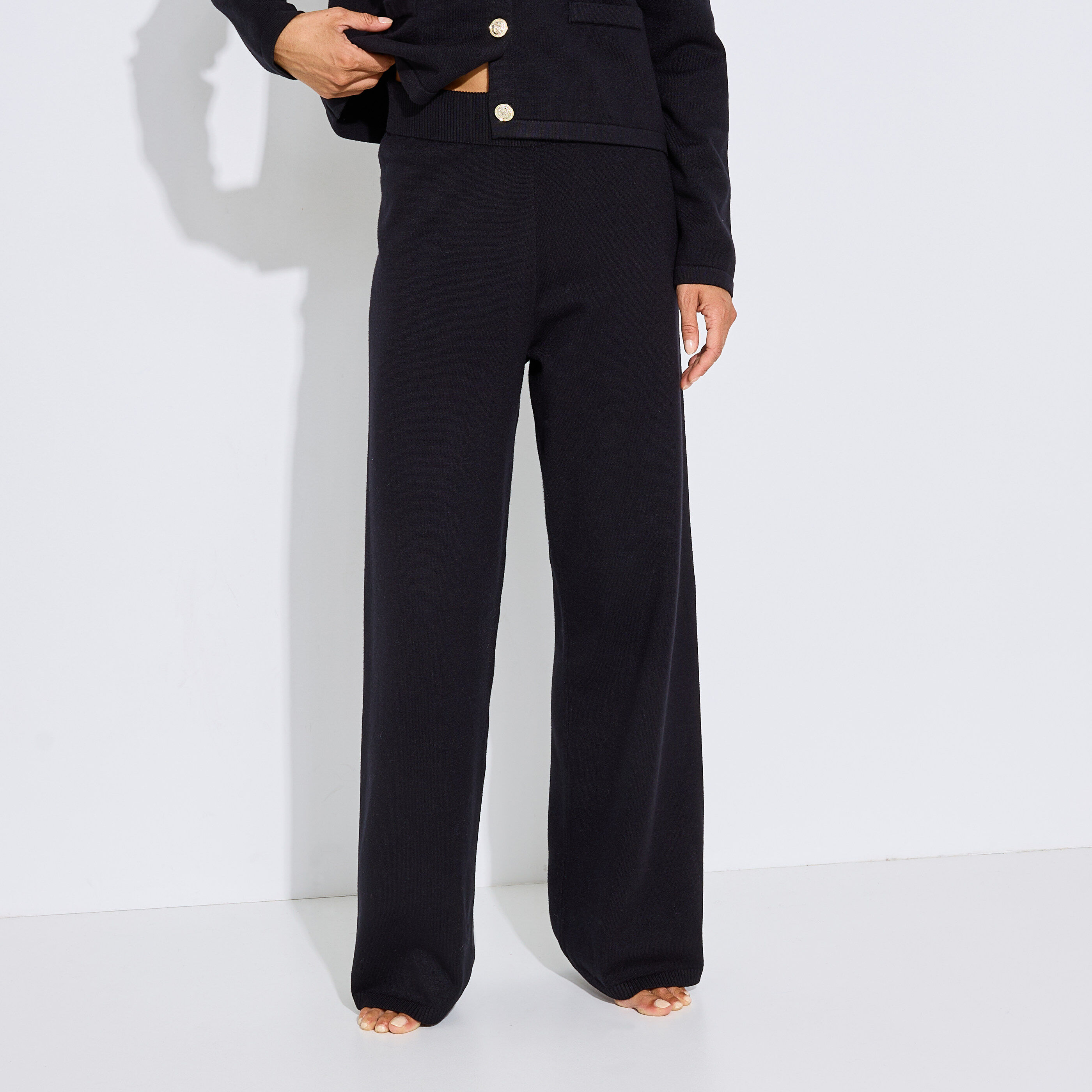 Pantalon homewear droit femme