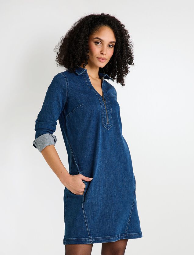 Robe en denim femme
