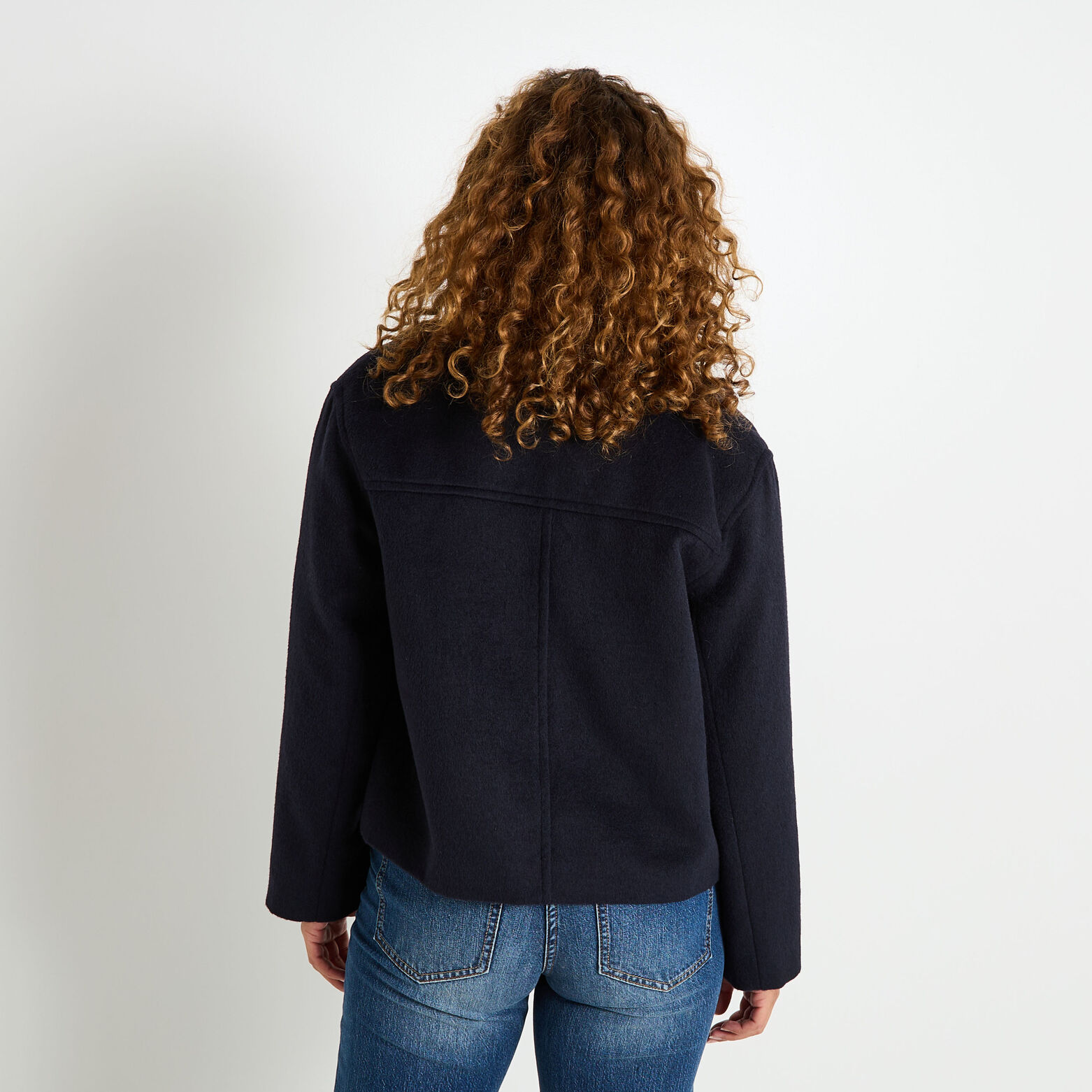 Caban court femme