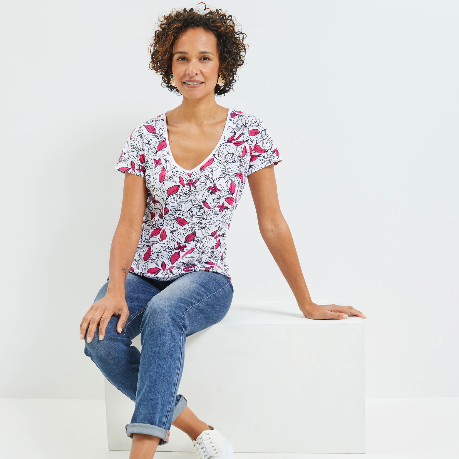 Tshirt imprimé femme