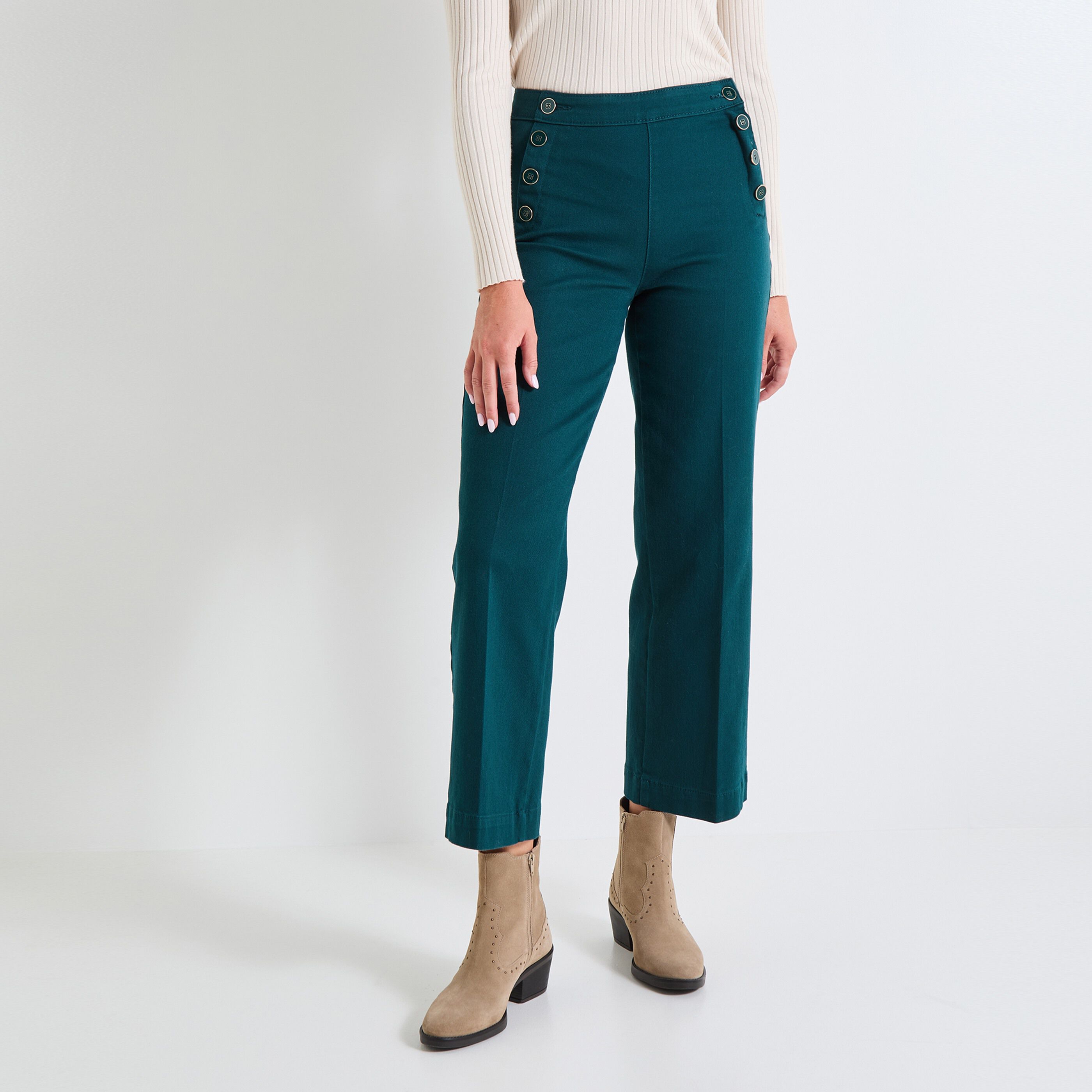 Jeans colores femme Grain de Malice