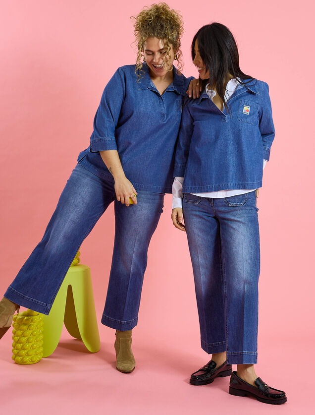 Vareuse en denim femme