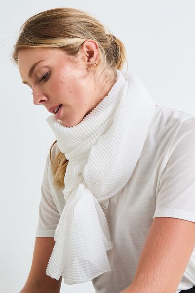 Etole plissée femme
