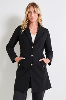 Manteau boutonné femme