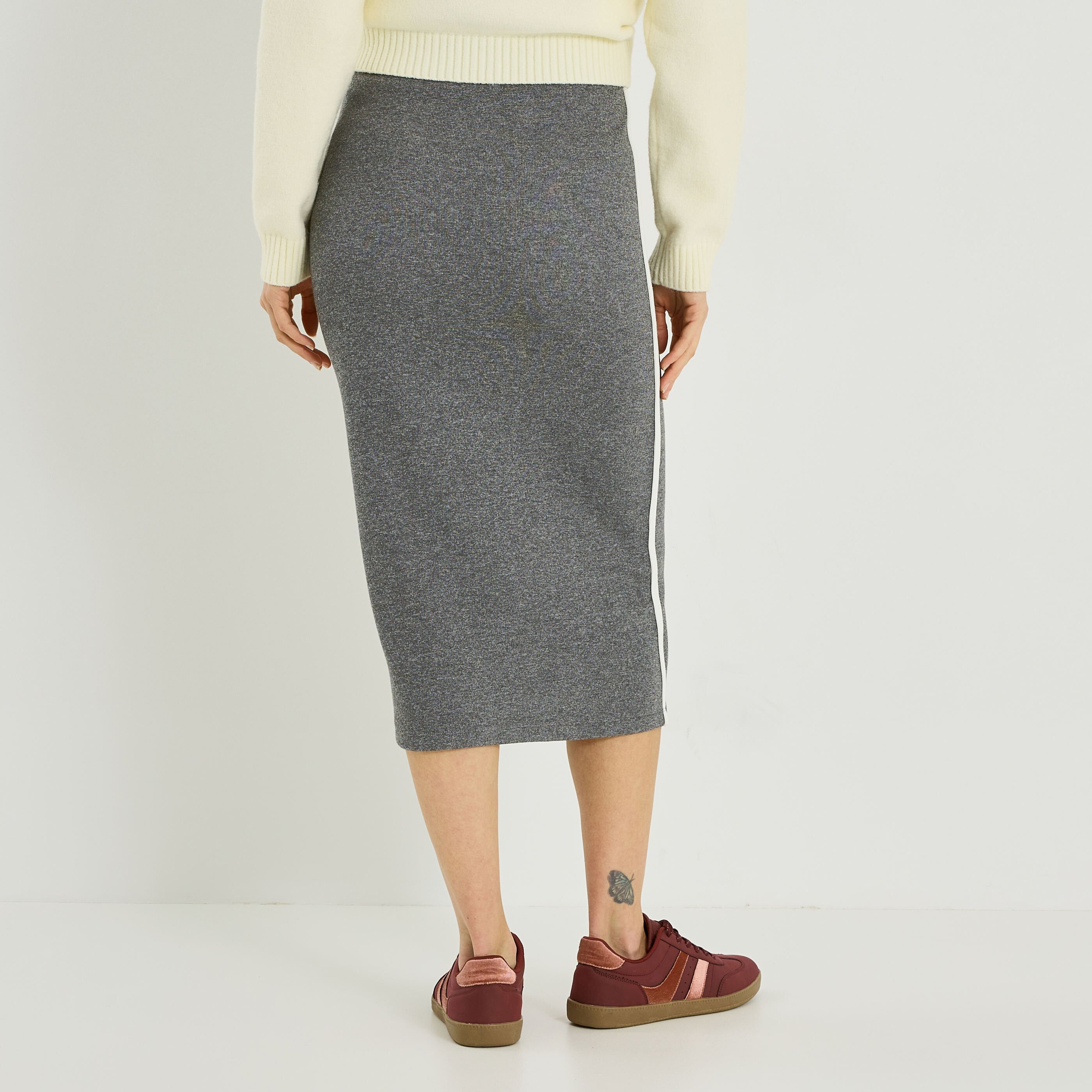 Jupe fluide &eacute;l&eacute;gante femme