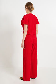 Combinaison maille froissée femme
