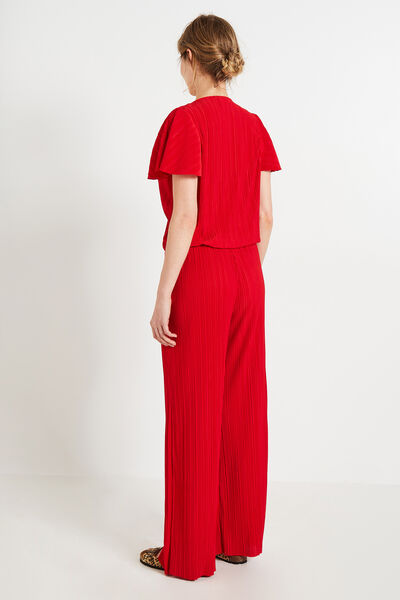 Combinaison maille froissée femme