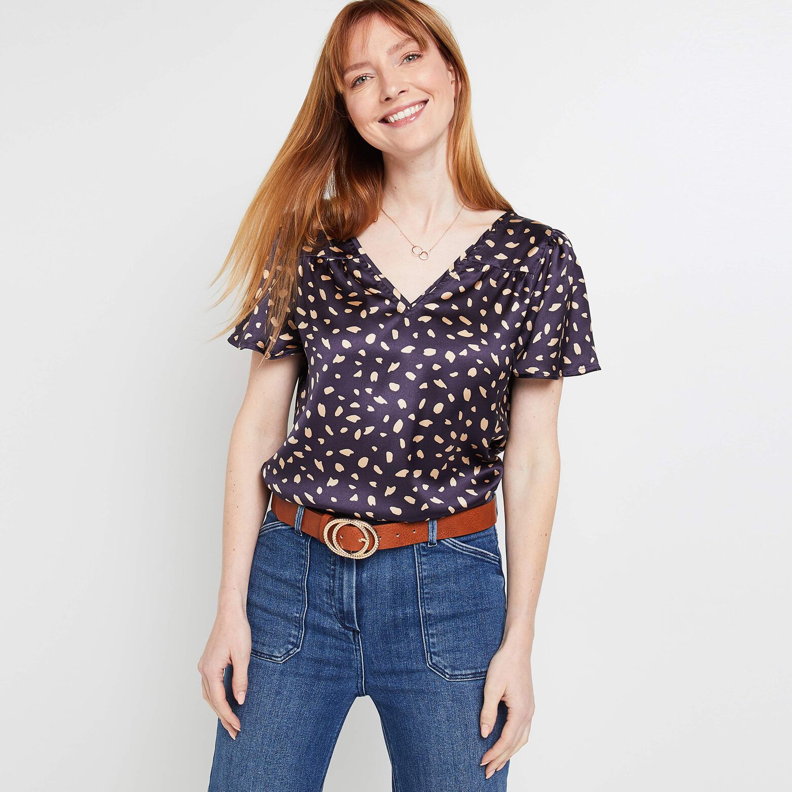 Blouse imprimée femme