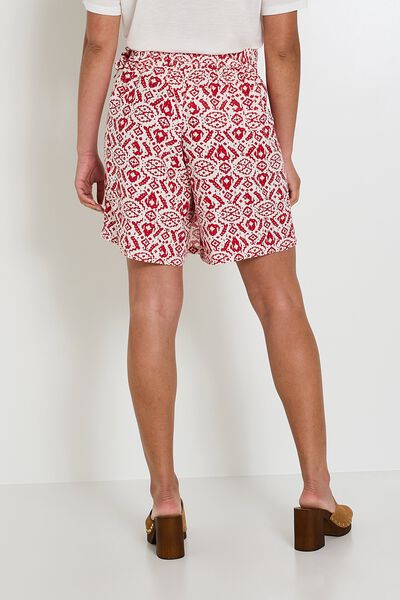 Jupe short imprimée femme