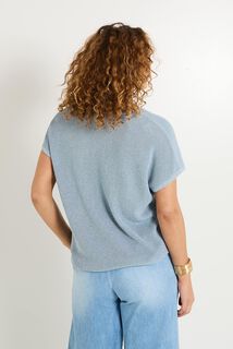 Pull manches courtes femme