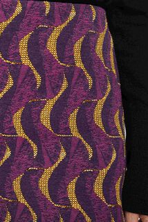 Jupe trapèze jacquard femme