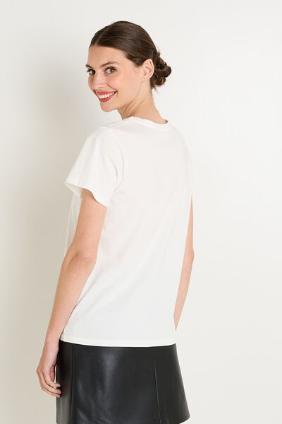 T shirt col rond femme