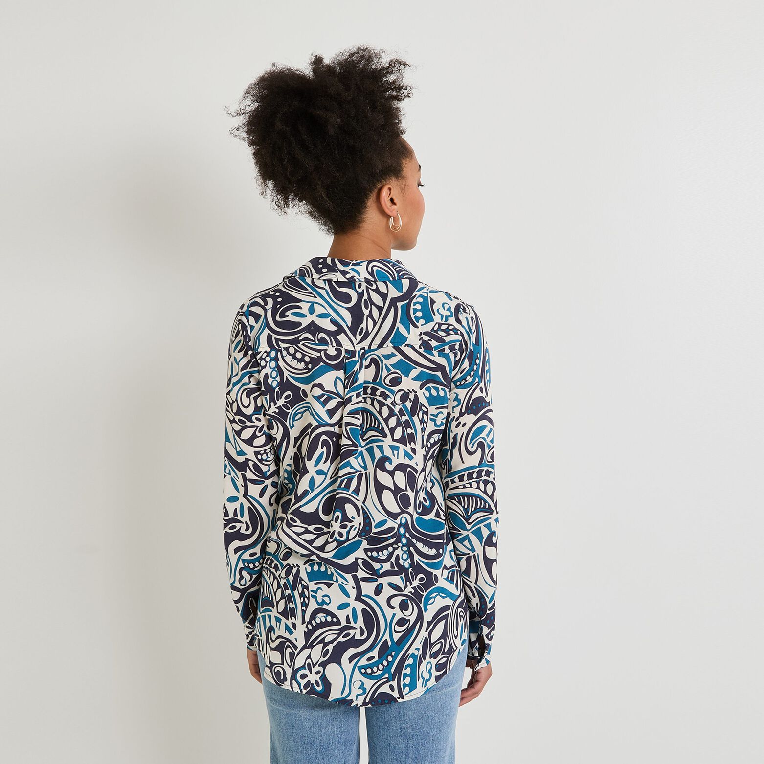 Blouse manches longues femme