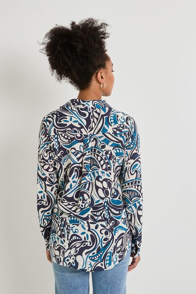 Blouse manches longues femme