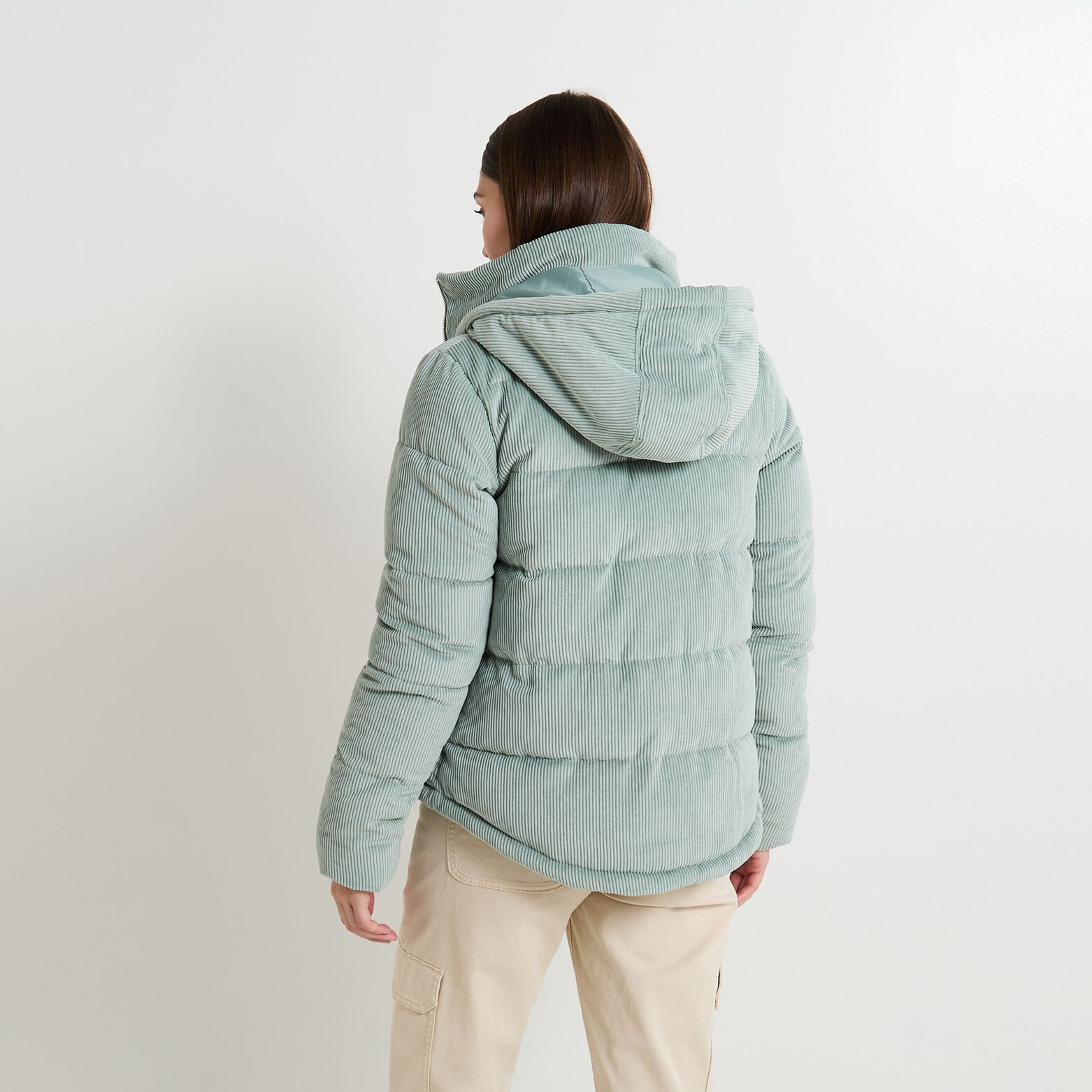 Manteau capuche femme