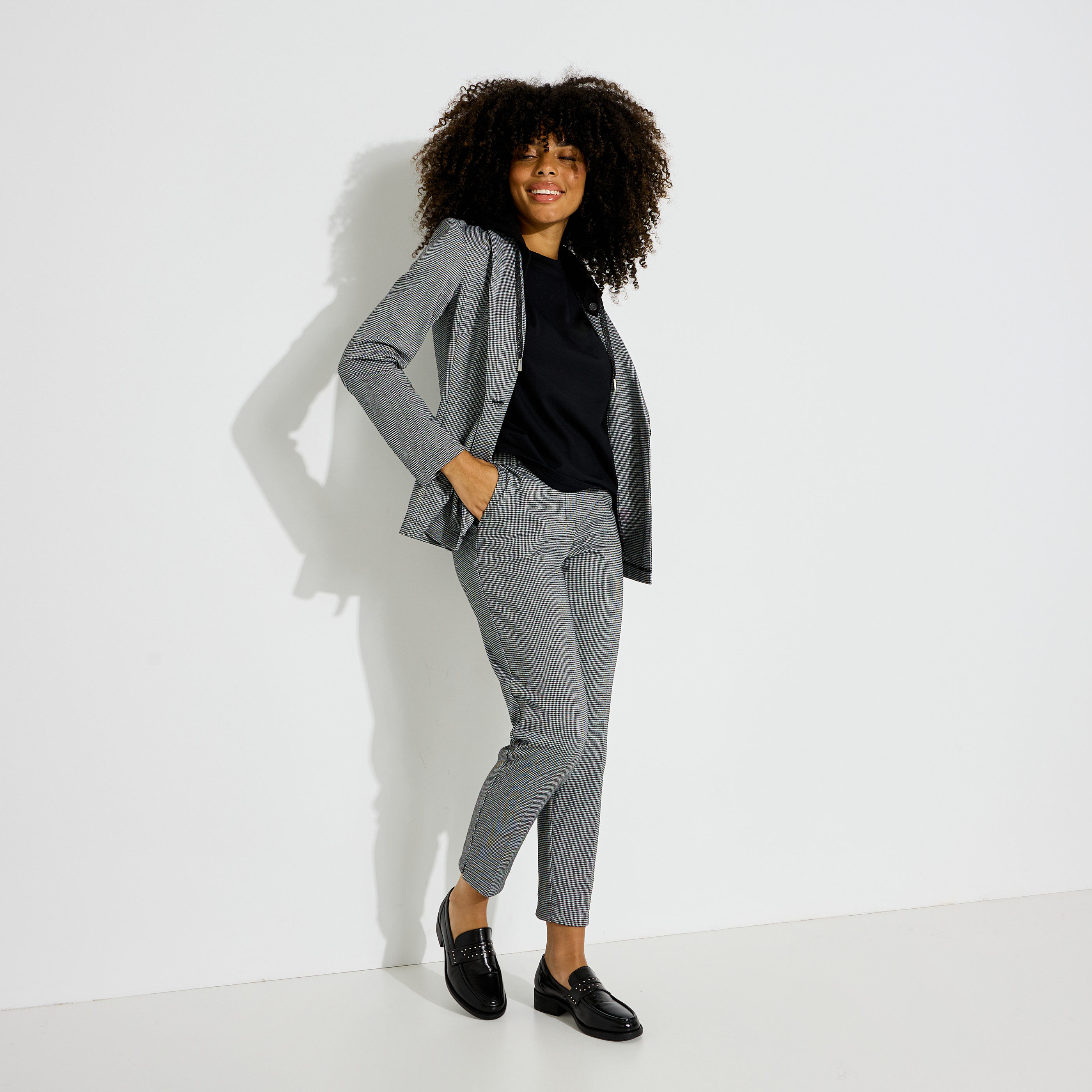 Pantalon cigarette femme