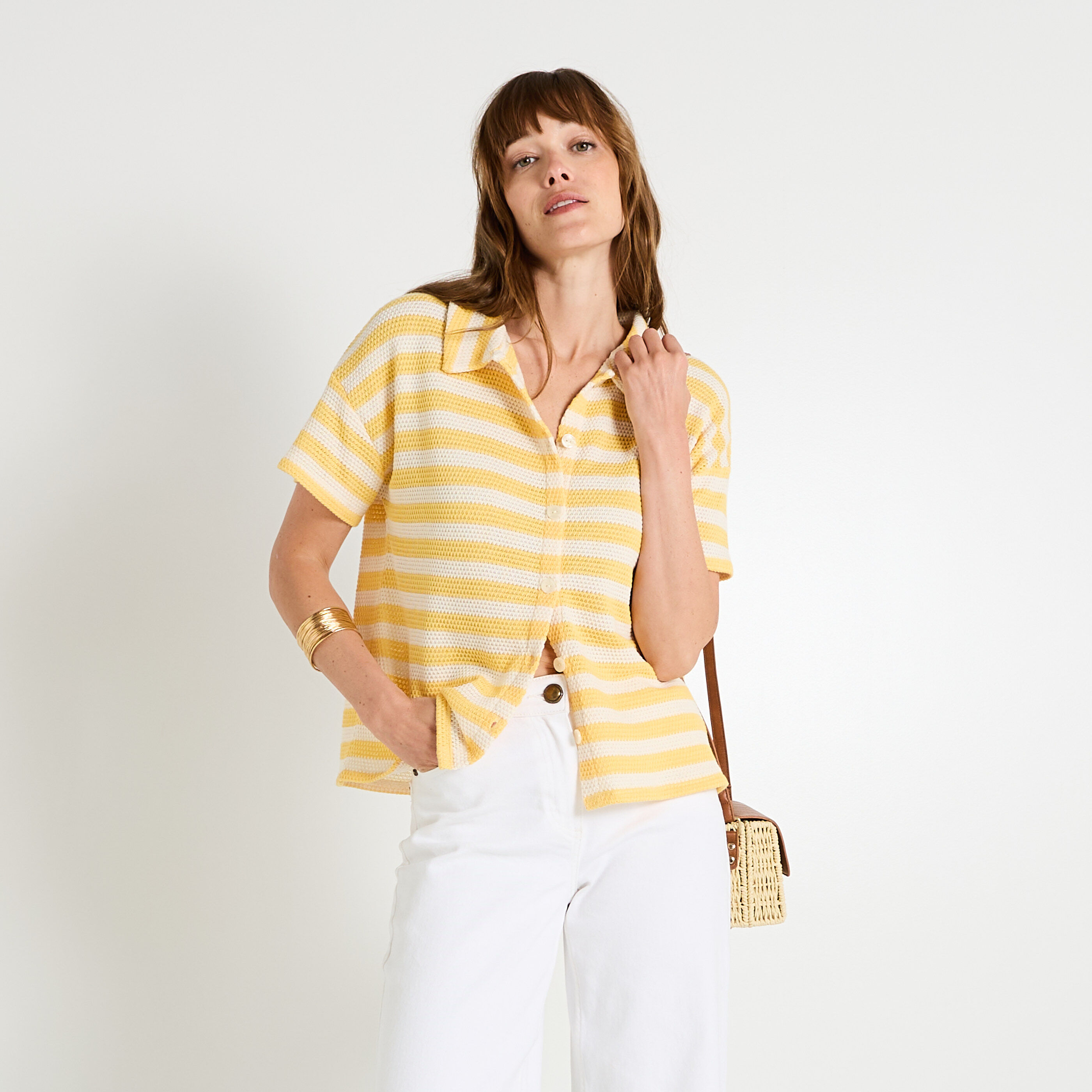 Chemise en maille femme