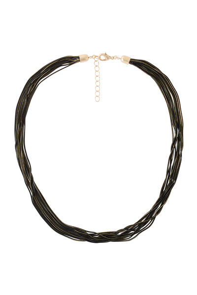 Collier 6 rangs chaîne serpent