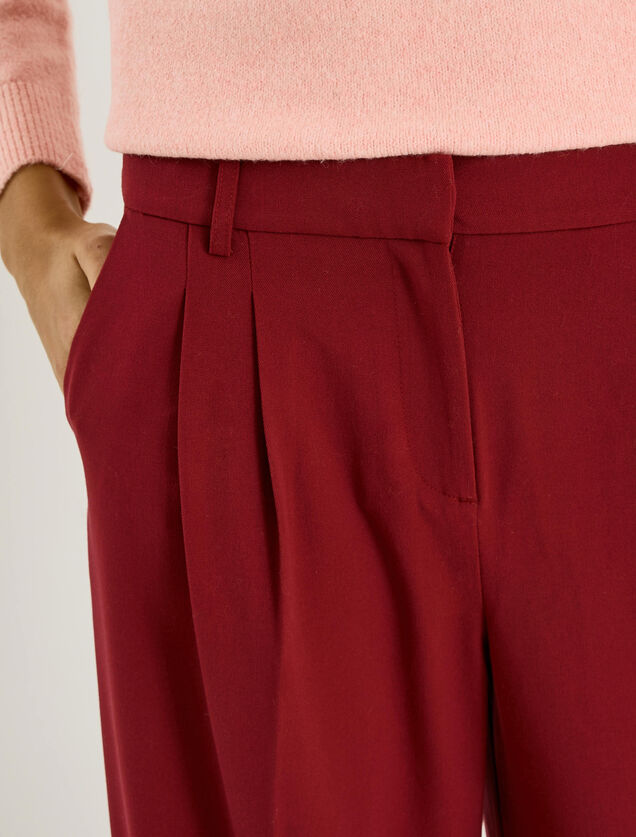 Pantalon fluide &agrave; pinces femme