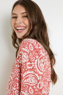 Chemise imprimée femme