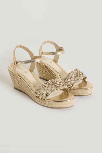 Sandales compensées femme
