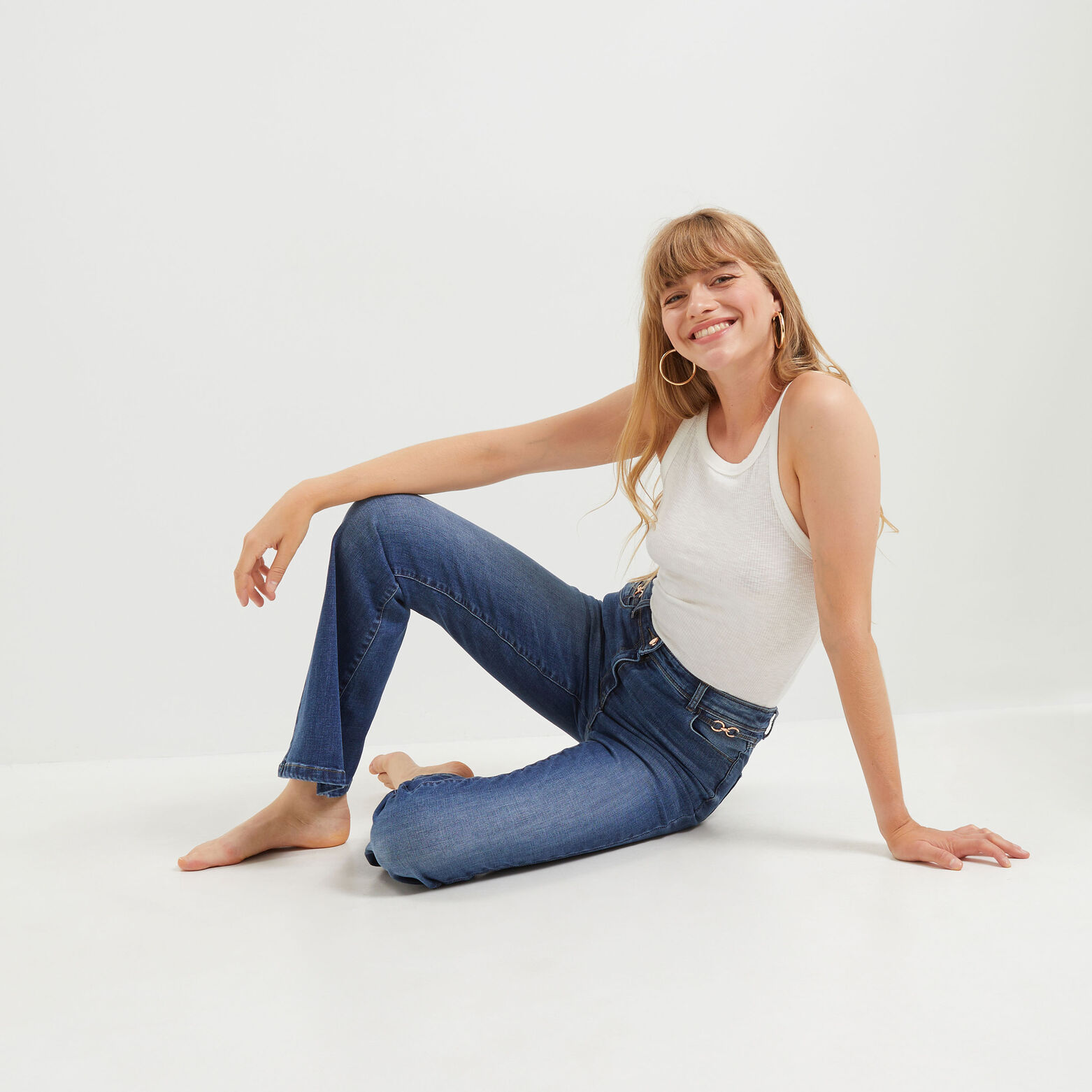Jean bootcut femme