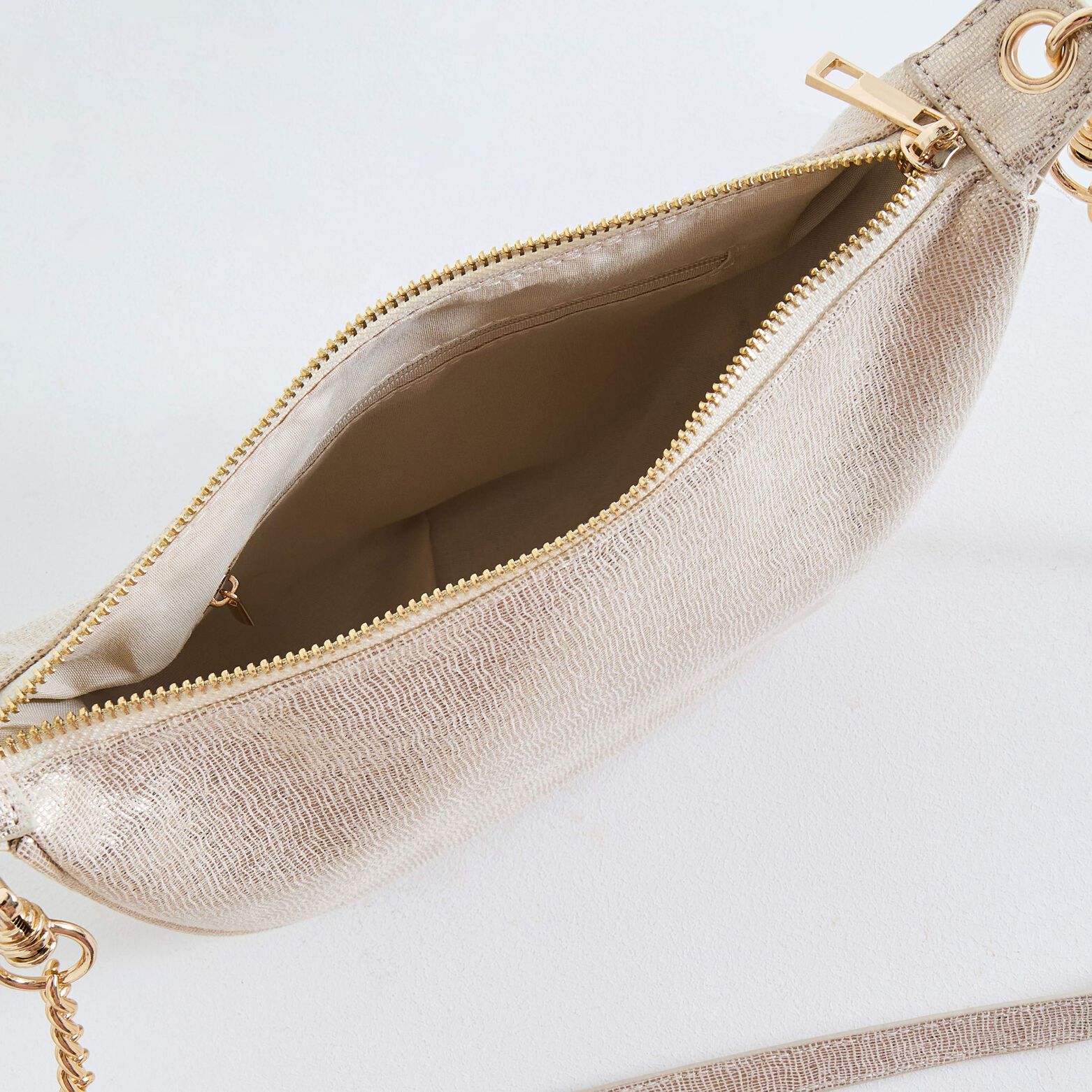 Sac pochette irisé femme