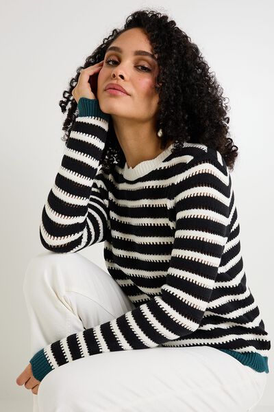Pull col rond femme