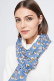 Etole imprimé fleuri femme