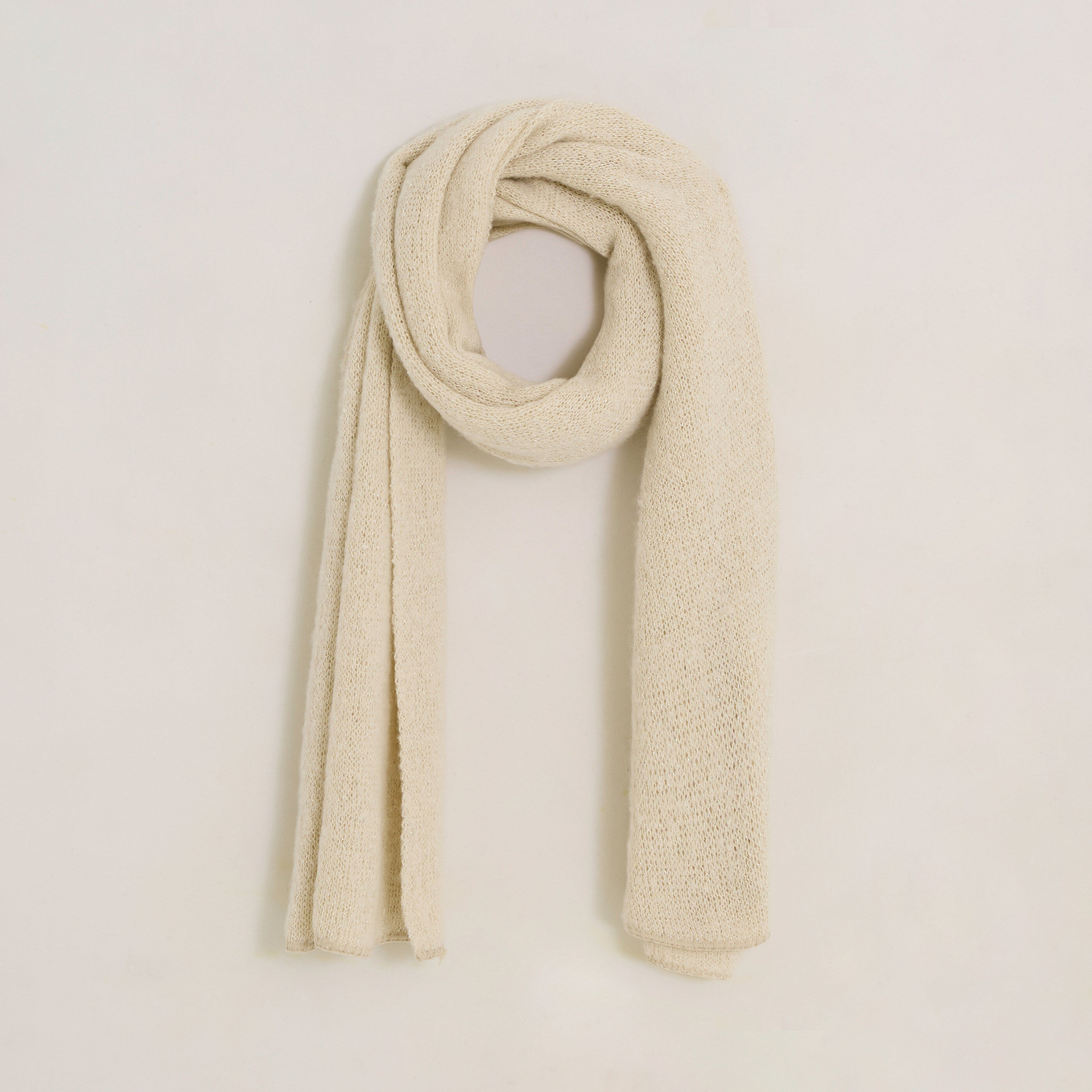 Echarpe unie brillante femme