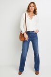 Gilet col rond femme
