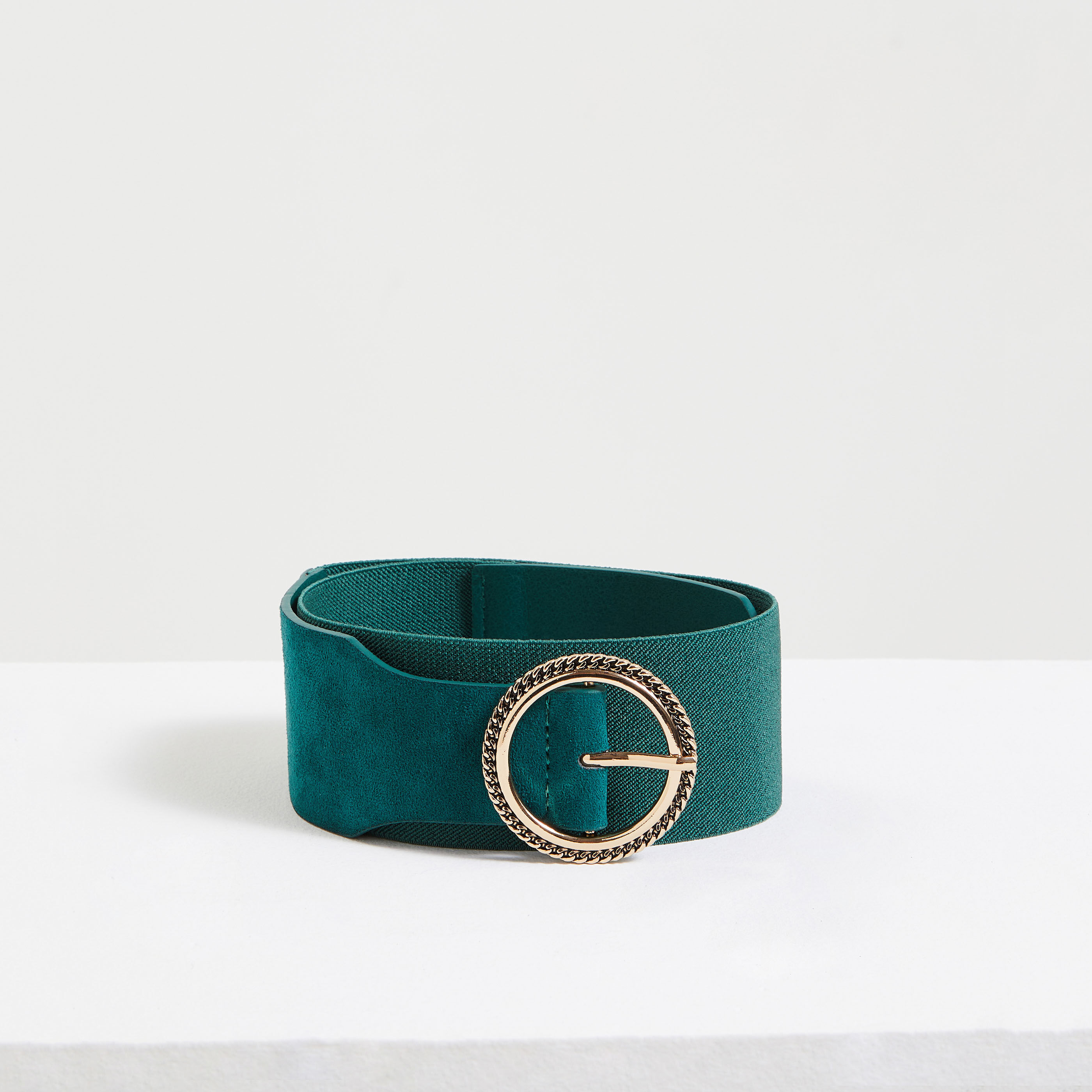 Ceinture large verte femme sale