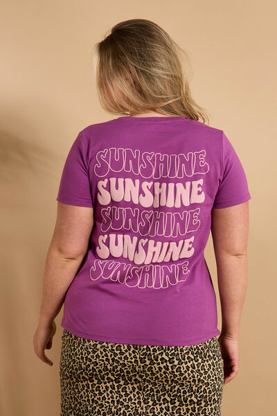 T-shirt col rond femme