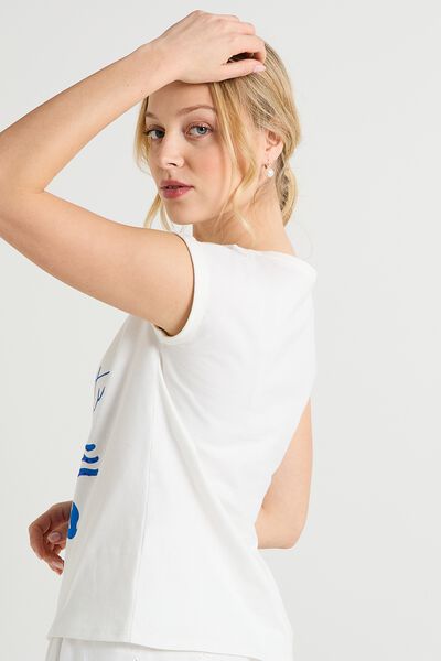T-shirt col rond femme