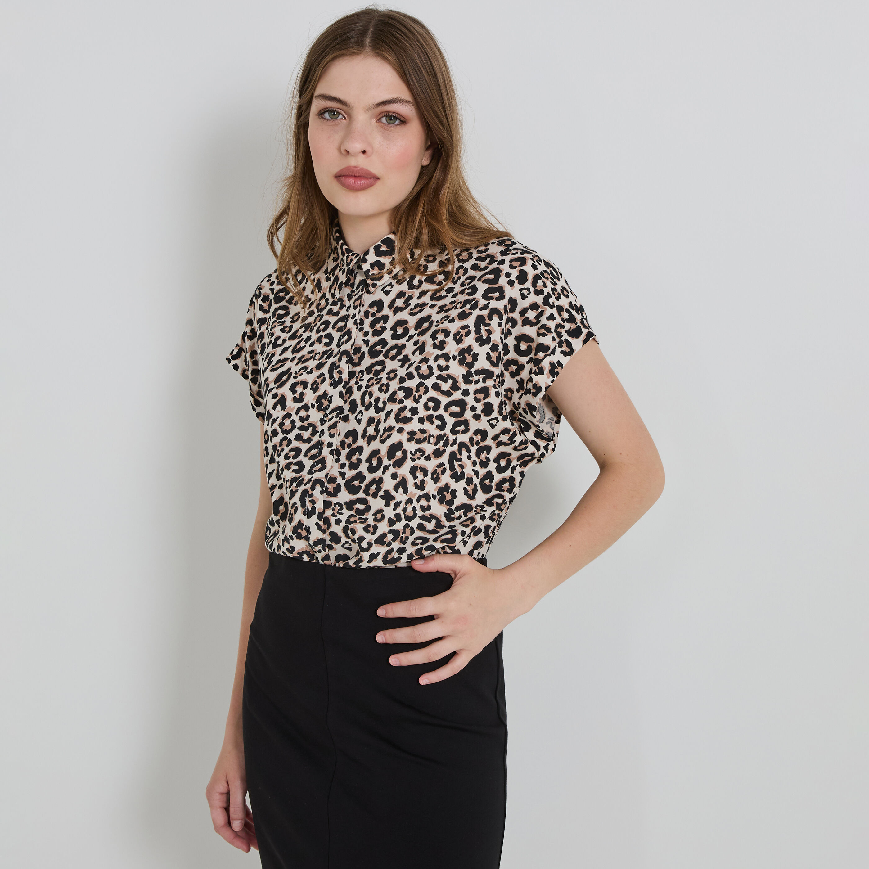 Chemisier manches courtes new arrivals