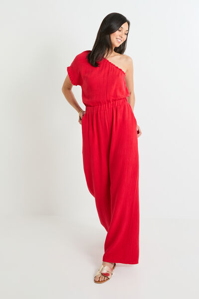 Combinaison gaze de coton femme